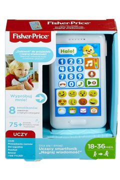 Fisher-Price Laugh&Learn. Uczący smartfonik Szczeniaczka "Nagraj wiadomość" FPR18 Mattel