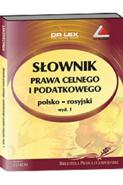 Audiobook Słownik prawa celnego i podatkowego polsko rosyjski CD