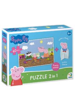 Puzzle 60 Peppa Pig with charater figure Dodo