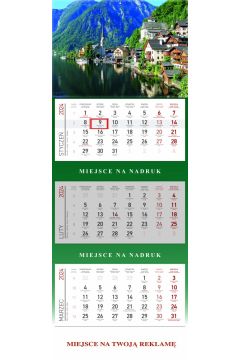 Kalendarz 2024 Trójdzielny Górskie Jezioro