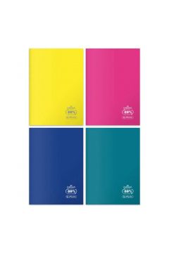 Herlitz Zeszyt A5 ECO PP Colors FSC kratka 60 kartek