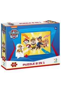 Puzzle 60 Paw Patrol with charater figure Dodo